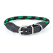 Vsepropejska Rope obojek pro psa z lana | 32 - 39 cm Barva: Černá, Obvod krku: 32 - 35 cm