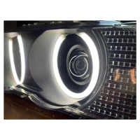 2v1 Dual Colors Cotton Led kroužky Bmw E39 (09.2000-2004) Žlutá Bílá