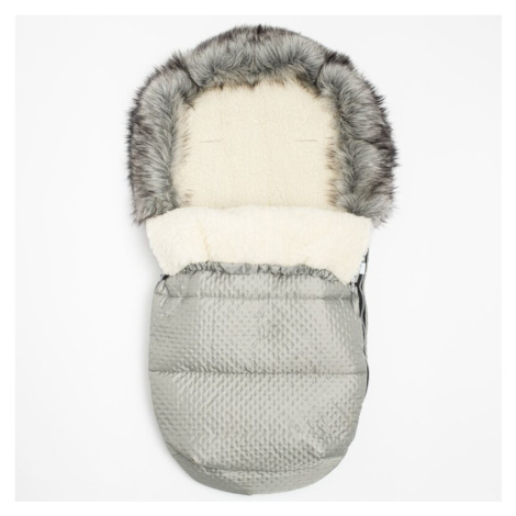 NEW BABY - Zimní fusak Lux Wool grey