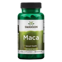 Swanson Maca (řeřicha peruánská), 500 mg, 100 kapslí