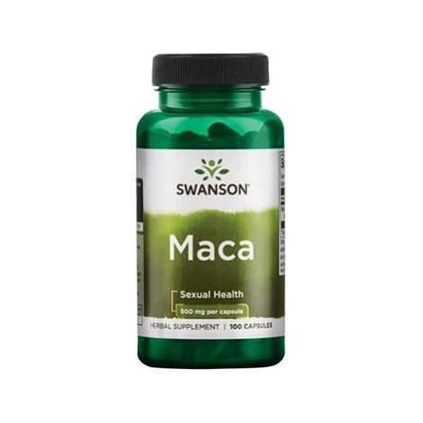 Swanson Maca (řeřicha peruánská), 500 mg, 100 kapslí