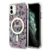 Kryt Guess GUHMN61HCFWSP iPhone 11 / Xr 6.1" pink hardcase Flower MagSafe (GUHMN61HCFWSP)