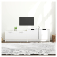 vidaXL TV skříňka bílá 158,5 x 36 x 45 cm kompozitní dřevo