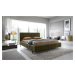 Artelta Manželská postel PLISSA | 140 x 200 cm Barevné provedení PLISSA: Nube 20