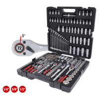 Sada nástrčných klíčů 1/4'' + 3/8'' + 1/2'' KS Tools