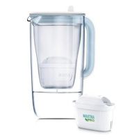 BRITA Skleněná konvice 2,5 l světle modrá NEW 2024