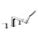 Hansgrohe 31442000 - Čtyřotvorová vanová baterie na okraj vany, chrom