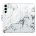 iSaprio flip pouzdro SilverMarble 15 pro Samsung Galaxy S23 FE