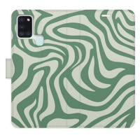 iSaprio Flip pouzdro Zebra Green 02 pro Samsung Galaxy A21s