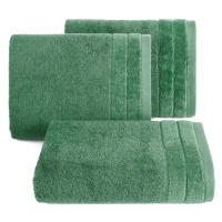 Bavlněný froté ručník s proužky DAMIAN 50x90 cm, zelená, 500 gr Mybesthome