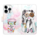 iSaprio flip pouzdro Donut Worry Girl pro iPhone 15 Pro