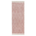 Růžový běhoun Mint Rugs Jade, 80 x 200 cm