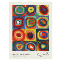 Obrazová reprodukce Koncentrické kruhy (1913), Wassily Kandinsky, 30 × 40 cm