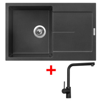 Sinks ULTIMA 790 Metalblack + Elka černá matná