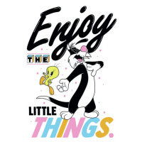 Umělecký tisk Looney Tunes - Enjoy the little things, (26.7 x 40 cm)