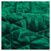 Přehoz na postel KIRSTY tmavě zelená 220x240 cm Mybesthome