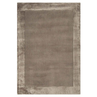 Hnědý ručně tkaný koberec s příměsí vlny 80x150 cm Ascot – Asiatic Carpets