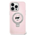 Kryt Karl Lagerfeld KLHMP15XHMRSCHP iPhone 15 Pro Max 6.7" pink hardcase Ring Stand Choupette He