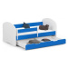Dětská postel SMILE 140x70 cm - modrá