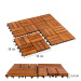 STILISTA dřevěné dlaždice, mozaika 3, akát, 3 m²