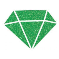 Diamantové barvy zelená 80 ml Aladine
