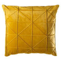 Žlutý polštář JAHU Amy, 45 x 45 cm