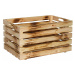 Dřevěná bedýnka opalovaná 60x40 cm