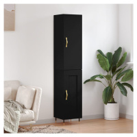 vidaXL Skříň highboard černá 34,5 x 34 x 180 cm kompozitní dřevo