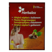Herbalex Hřejivá náplast s kaštanem 1 ks