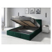 BMS Manželská postel HAILEY 3 | bez matrace 160 x 200 cm Barva: Zelená