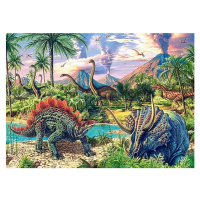 CASTORLAND Puzzle Dinosauři pod sopkami 120 dílků