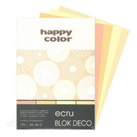 Blok s barevnými papíry A4 Deco 170 g - ecru odstíny KALIA paper, s.r.o.