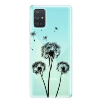 iSaprio Three Dandelions - black pro Samsung Galaxy A71