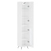 vidaXL Skříň highboard bílá s vysokým leskem 34,5x34x180 cm kompozit