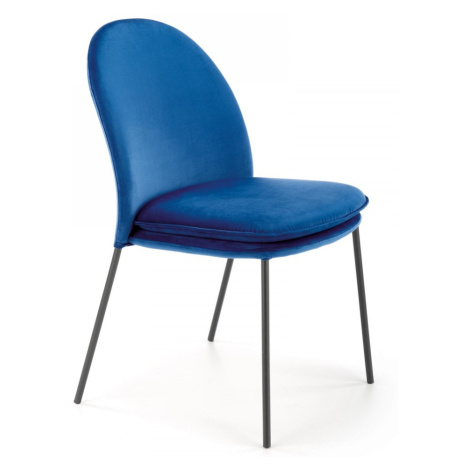 HALMAR Designová židle Clorissa tmavě modrá