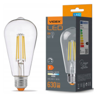 LED žárovka filament - E27 - 6W - ST64 - stmívatelná - neutrální bílá