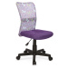 Dětská otočná židle Halmar DINGO fialová