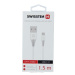 Datový kabel SWISSTEN USB / USB-C 3.1 (7mm) white 1,5m