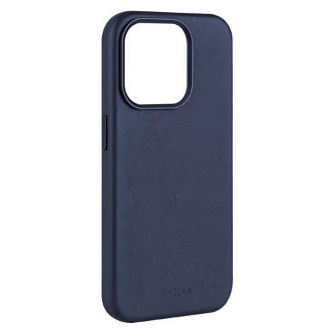 FIXED MagLeather kožený kryt s MagSafe Apple iPhone 14 Pro modrý