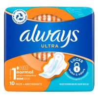 Always Ultra Hygienické Vložky Normal (V1) S Křidélky 10 ks