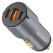 AlzaPower Car Charger P550 USB + USB-C Power Delivery 30W šedá