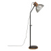 vidaXL Stojací lampa 25 W vintage stříbrná 30 x 30 x 100–150 cm E27