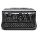 Hohner Fun Nova II 80 light, black celluloid, B-stepped