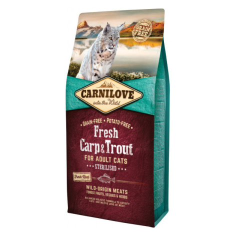 Carnilove Fresh Carp & Trout Sterilised for Adult cats 6kg
