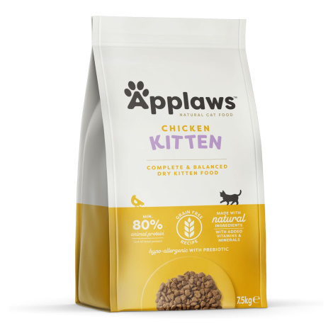 Applaws Kitten kuřecí - výhodné balení 2 x 7,5 kg
