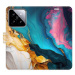 iSaprio Flip pouzdro Colourful Marble pro Xiaomi 14