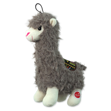 Dog Fantasy Hračka Stuffed Toy lama pískací mix barev 26 cm