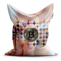 Sablio Sedací vak Classic Bitcoin - 200x140 cm