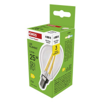 EMOS LED žárovka Filament Mini Globe / E14 / 1,8 W (25 W) / 250 lm / neutrální bílá ZF1D03