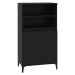 vidaXL Skříň highboard černá 60 x 36 x 110 cm kompozitní dřevo